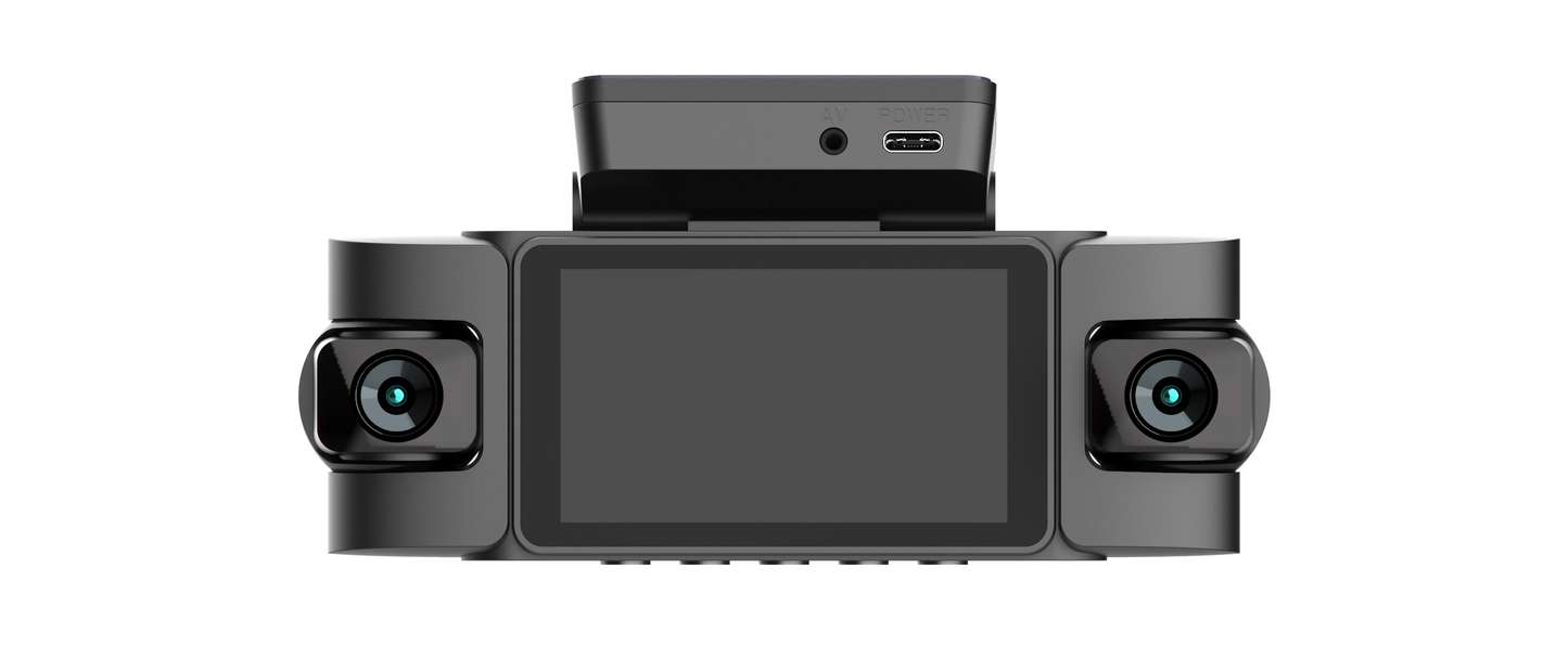 Freexar D4 | 4K 360° Dash Cam , Free 128GB Card