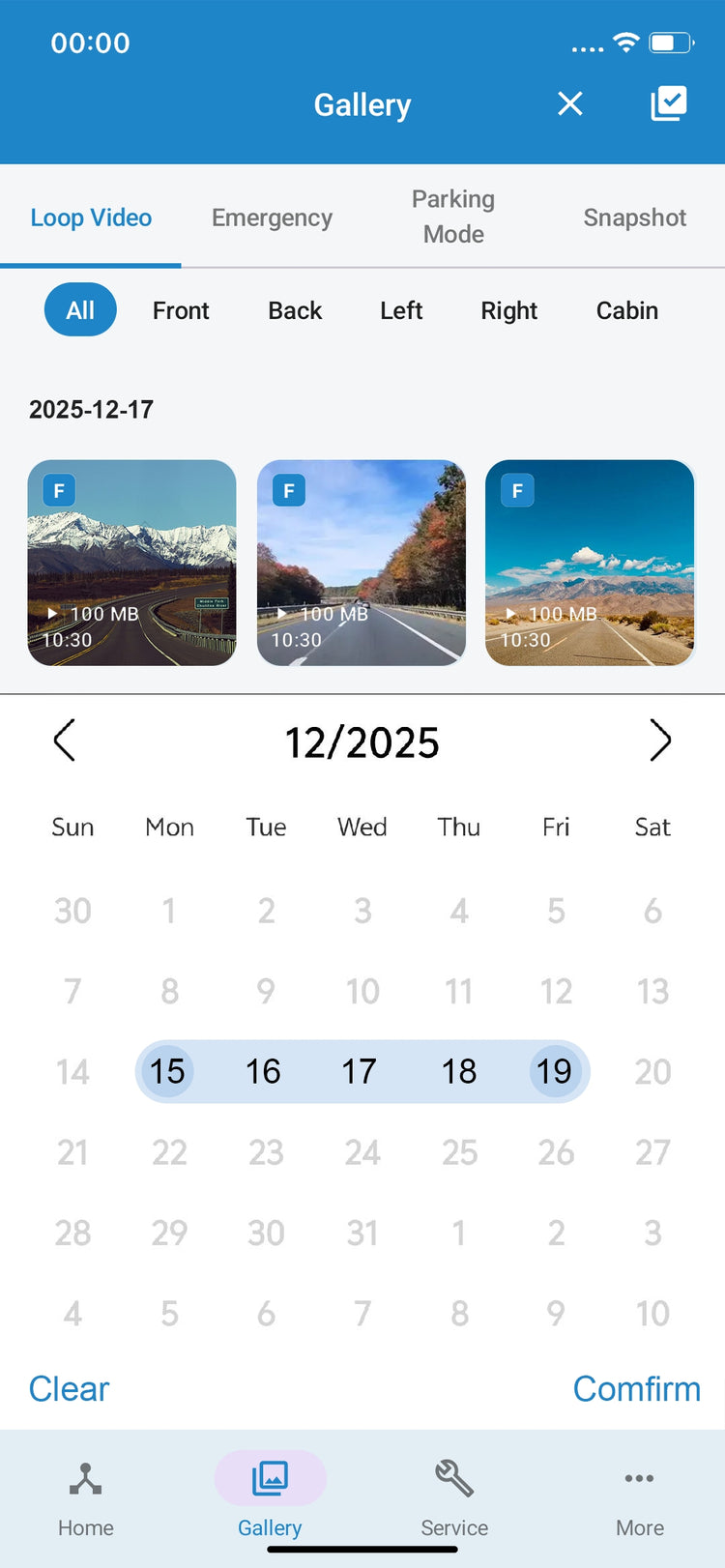 Multi-angle Timeline Video Playback