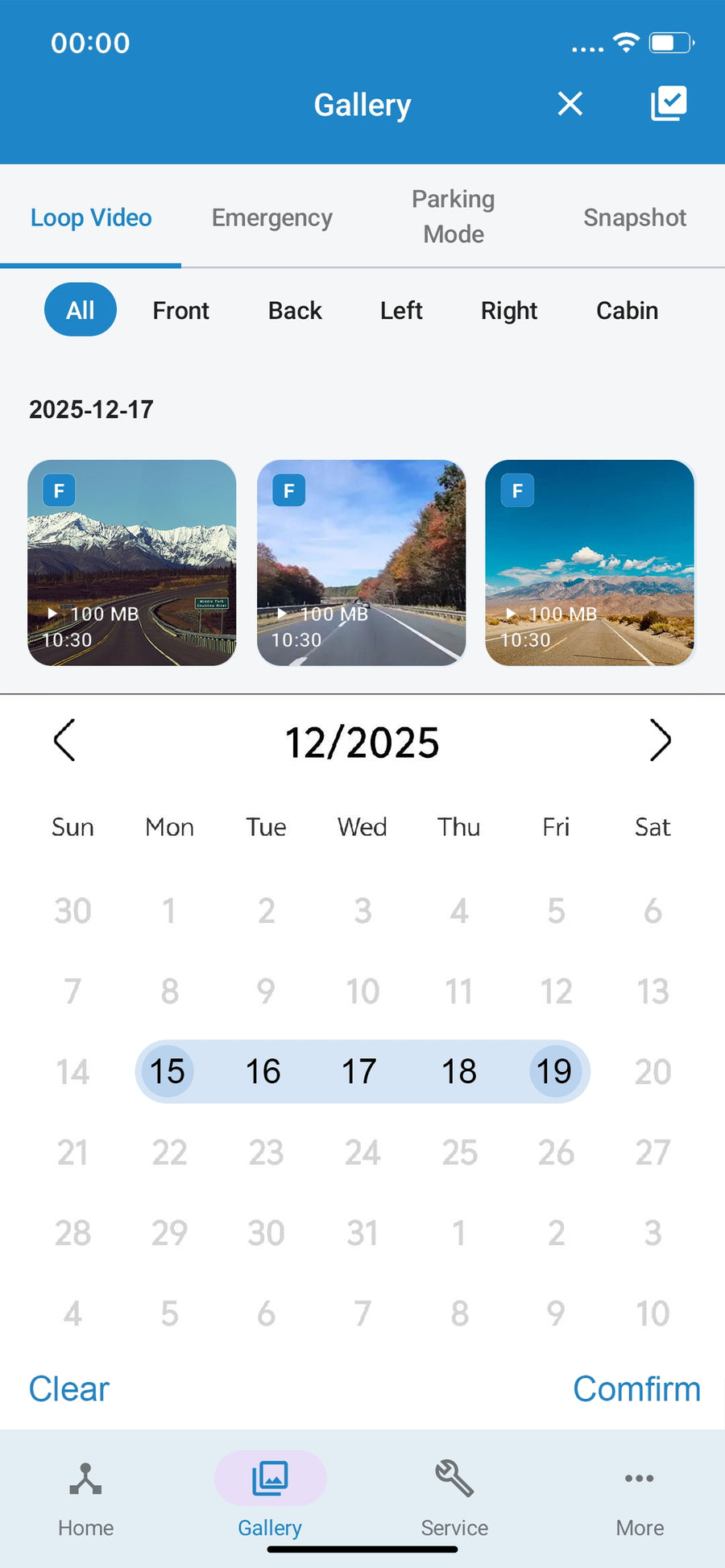 Multi-angle Timeline Video Playback