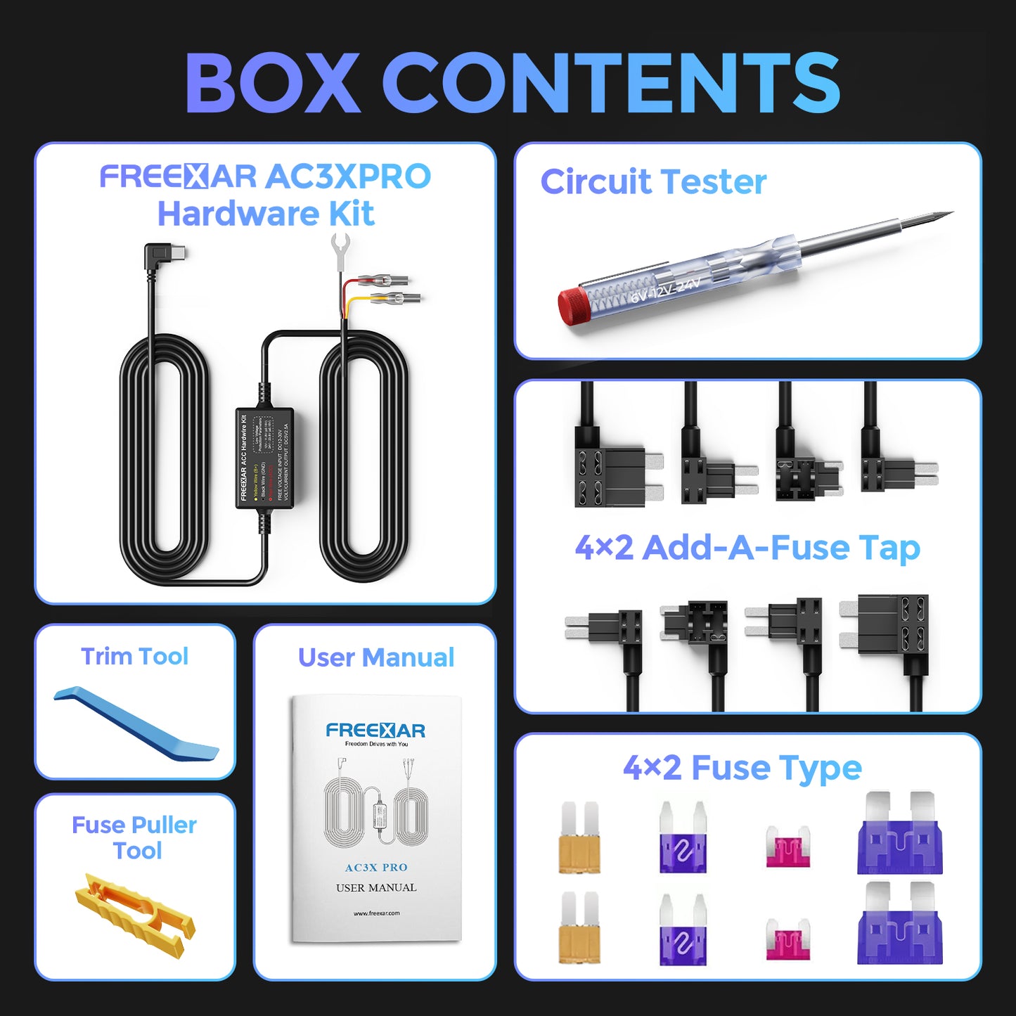 Freexar Hardwire Kit AC3X PRO