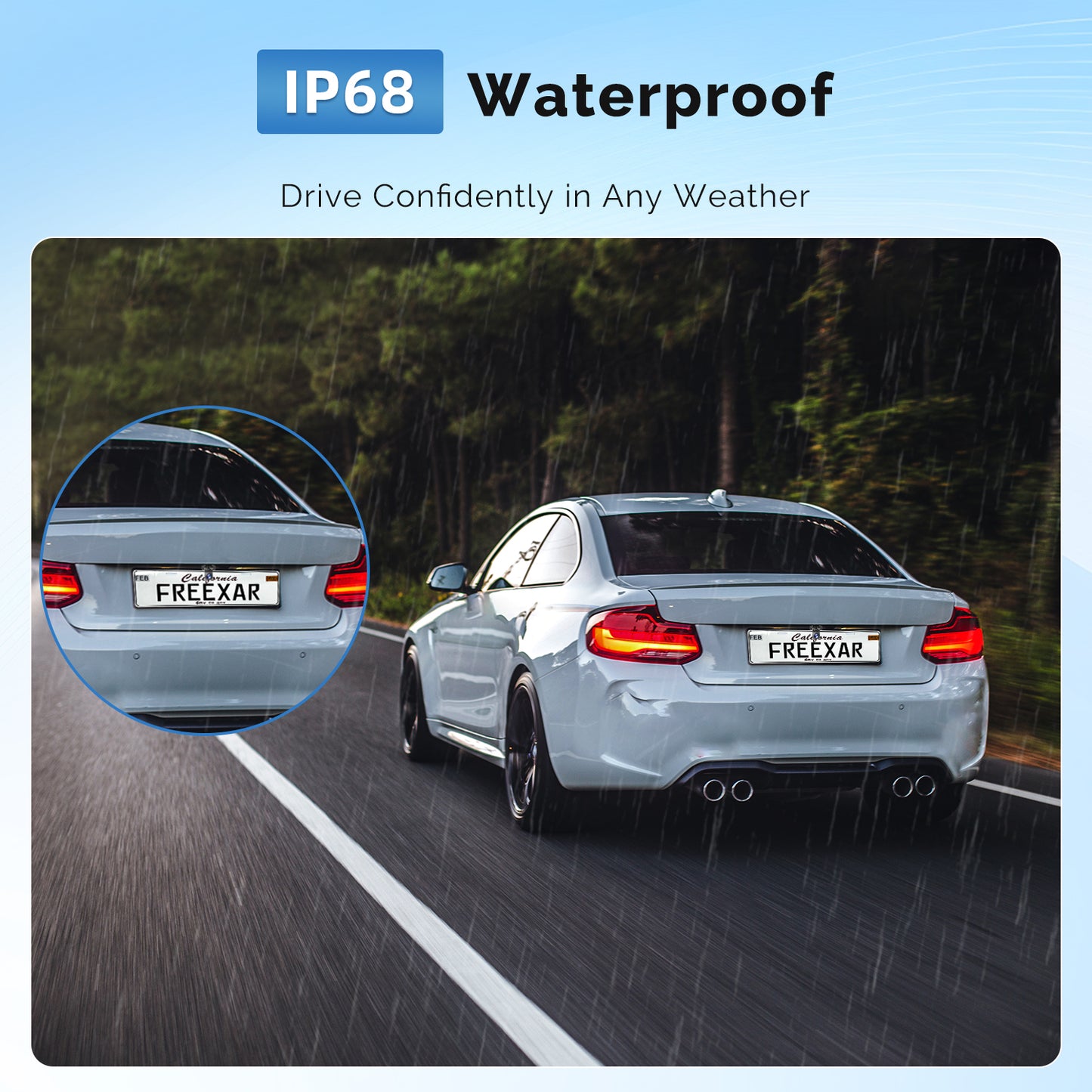 Freexar Waterproof Rear Camera