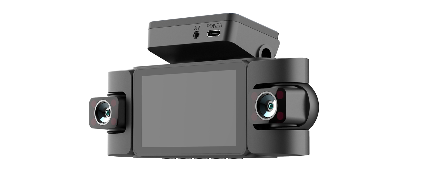 Freexar D4 | 4K 360° Dash Cam , Free 128GB Card