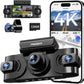 Freexar D4 | 4K 360° Dash Cam , Free 128GB Card